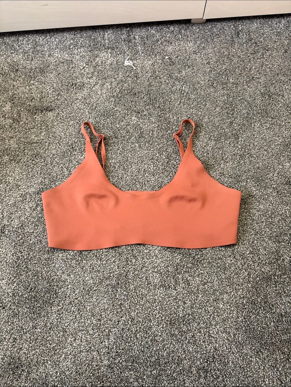 Intimately Free People Simple Scoop Neck Bralette in Terracotta